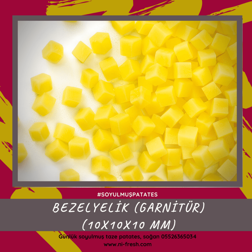 Bezelyelik Garnitür Patates (10x10x10 mm)